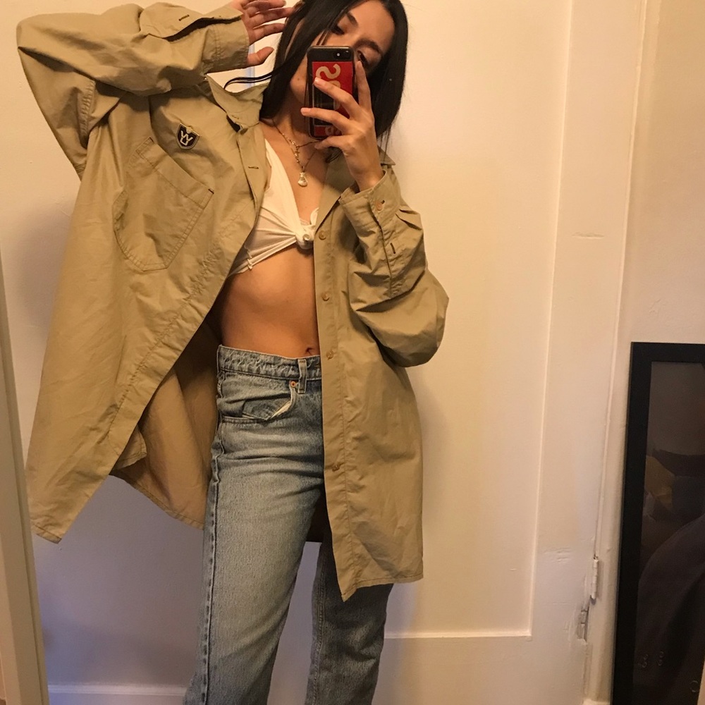 VINTAGE VINTAGE WU WEAR TRENCH COAT - Picture 3 of 8